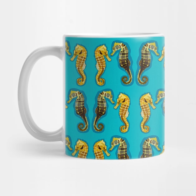 Seahorses Pattern by Digital GraphX